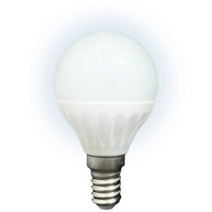 Frosted cool light bulb.