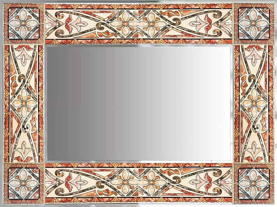 Mallorca Mediterranean mirror frame.