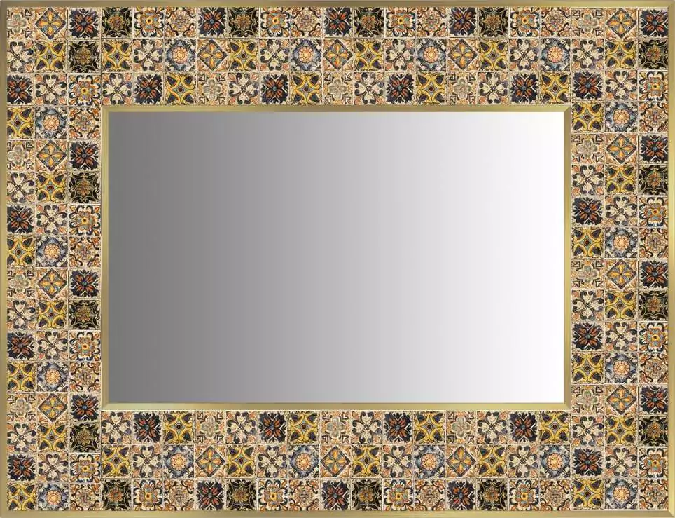 Preveza Mediterranean mirror frame.
