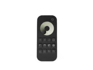 RM100 black remote light controller with white background in MirrorVue UAE.